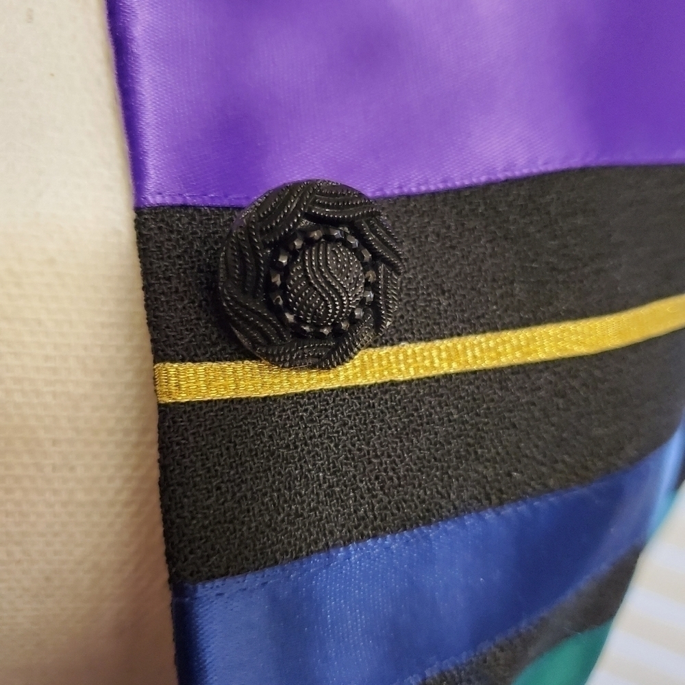 Talbots Striped Button Front Blazer Size 4, Class… - image 5